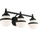 Oldwick 3 Light 24 inch Black Vanity Sconce Wall Light