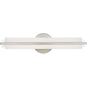 Visby LED 4 inch Brushed Nickel ADA Bath Vanity Wall Light