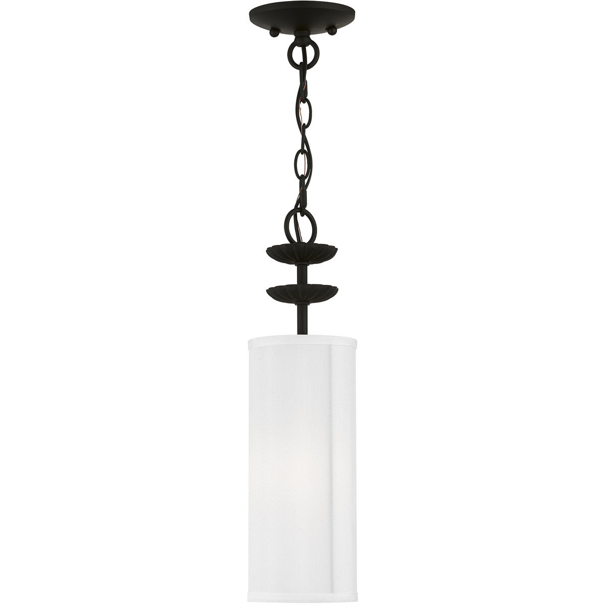 Brookdale 1 Light 5 inch Black Mini Pendant Ceiling Light