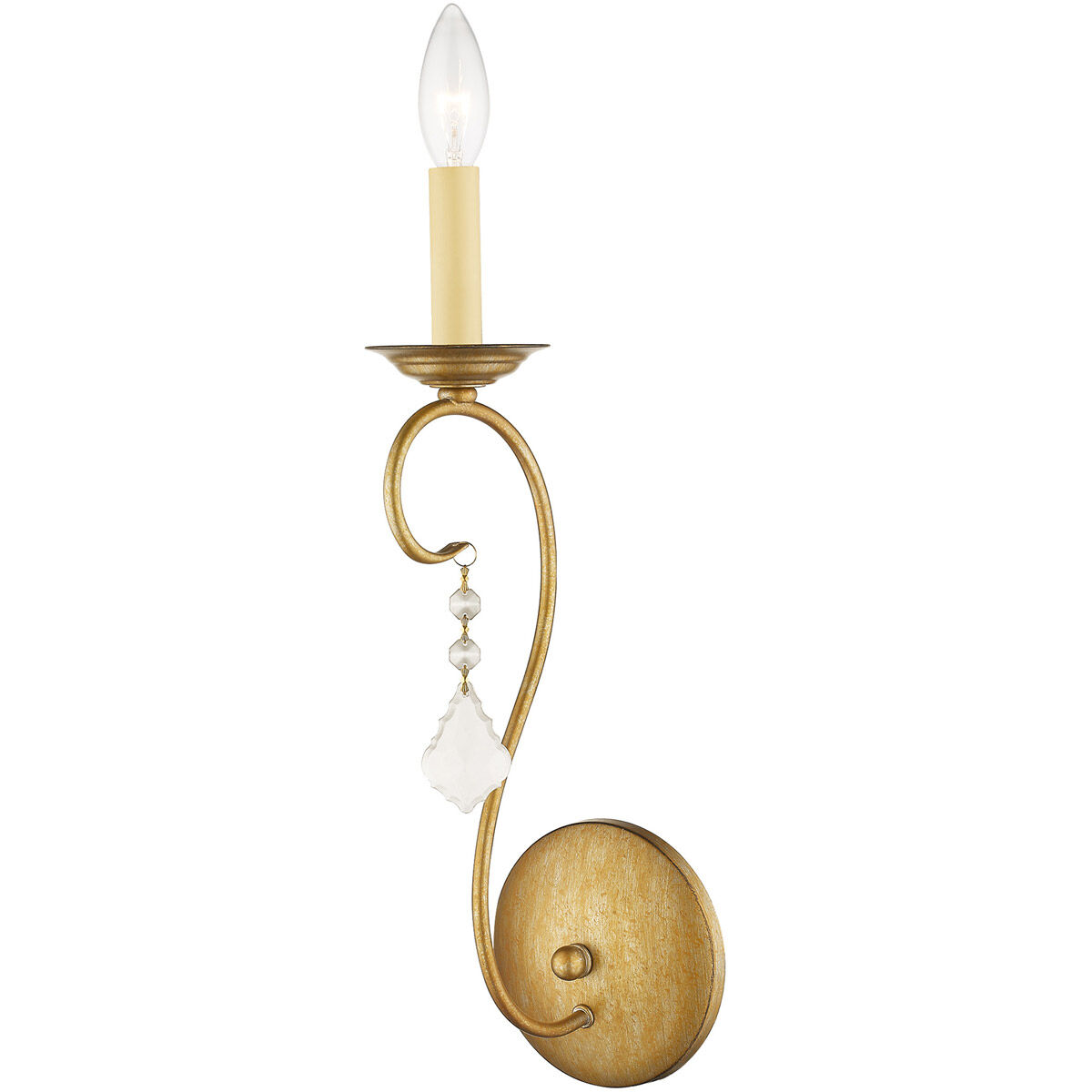 Chesterfield/Pennington 1 Light 5 inch Antique Gold Leaf Wall Sconce Wall Light