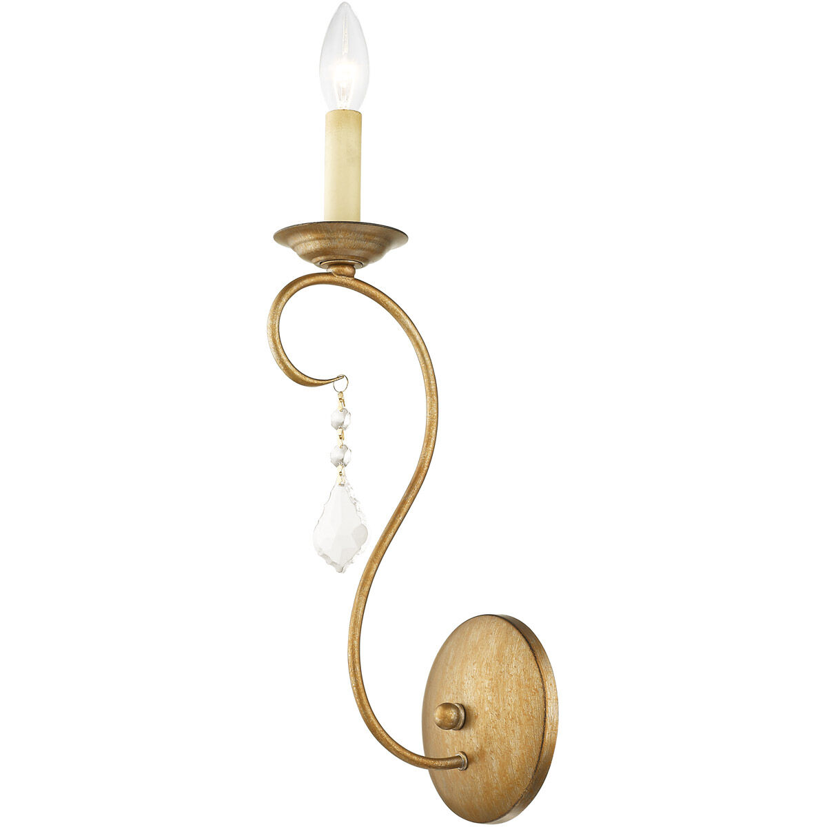 Chesterfield/Pennington 1 Light 5 inch Antique Gold Leaf Wall Sconce Wall Light