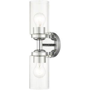 Whittier 2 Light 4.75 inch Polished Chrome Vanity Sconce Wall Light