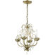 Acanthus 4 Light 14 inch Winter Gold Chandelier Ceiling Light