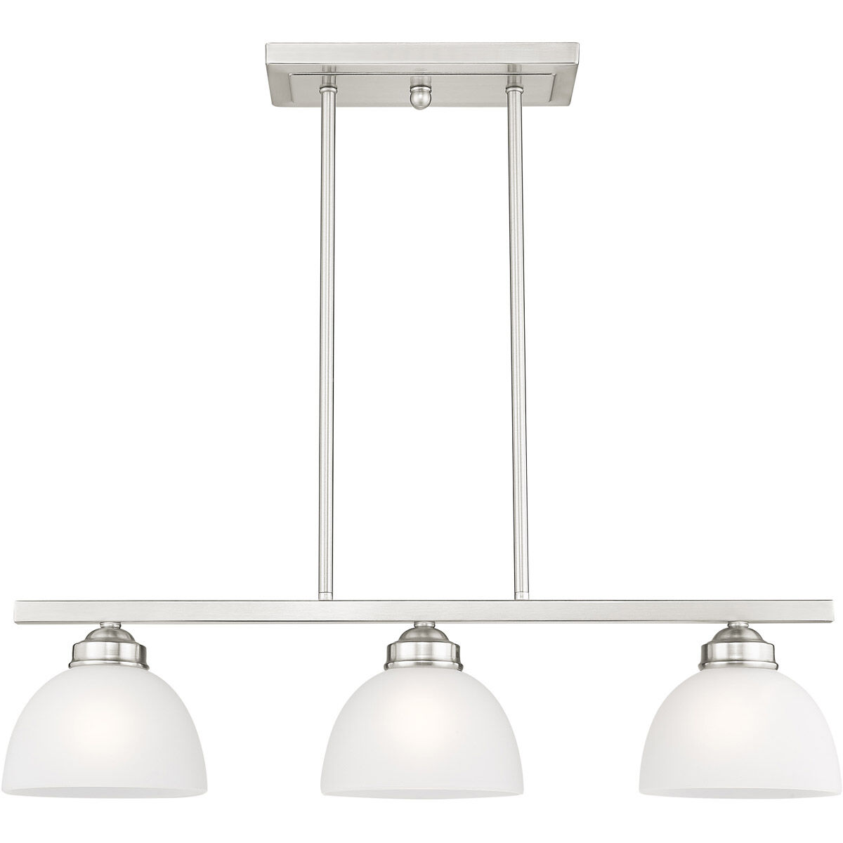 Somerset 3 Light 28 inch Brushed Nickel Island Ceiling Light