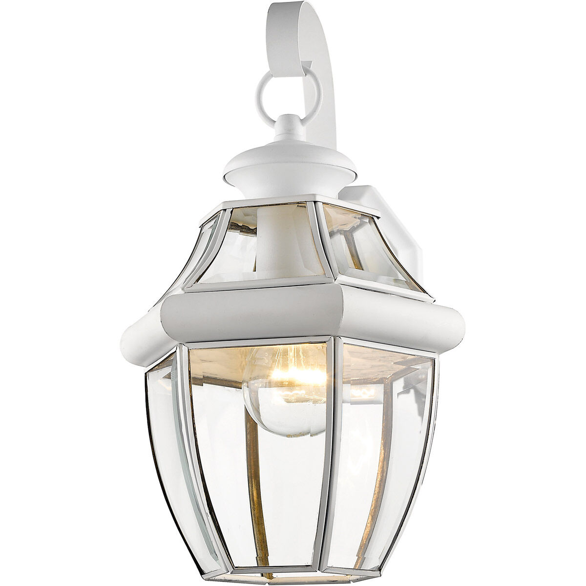 Monterey 1 Light 13 inch White Outdoor Wall Lantern