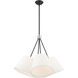 Prato 4 Light 25 inch Black Chandelier Ceiling Light