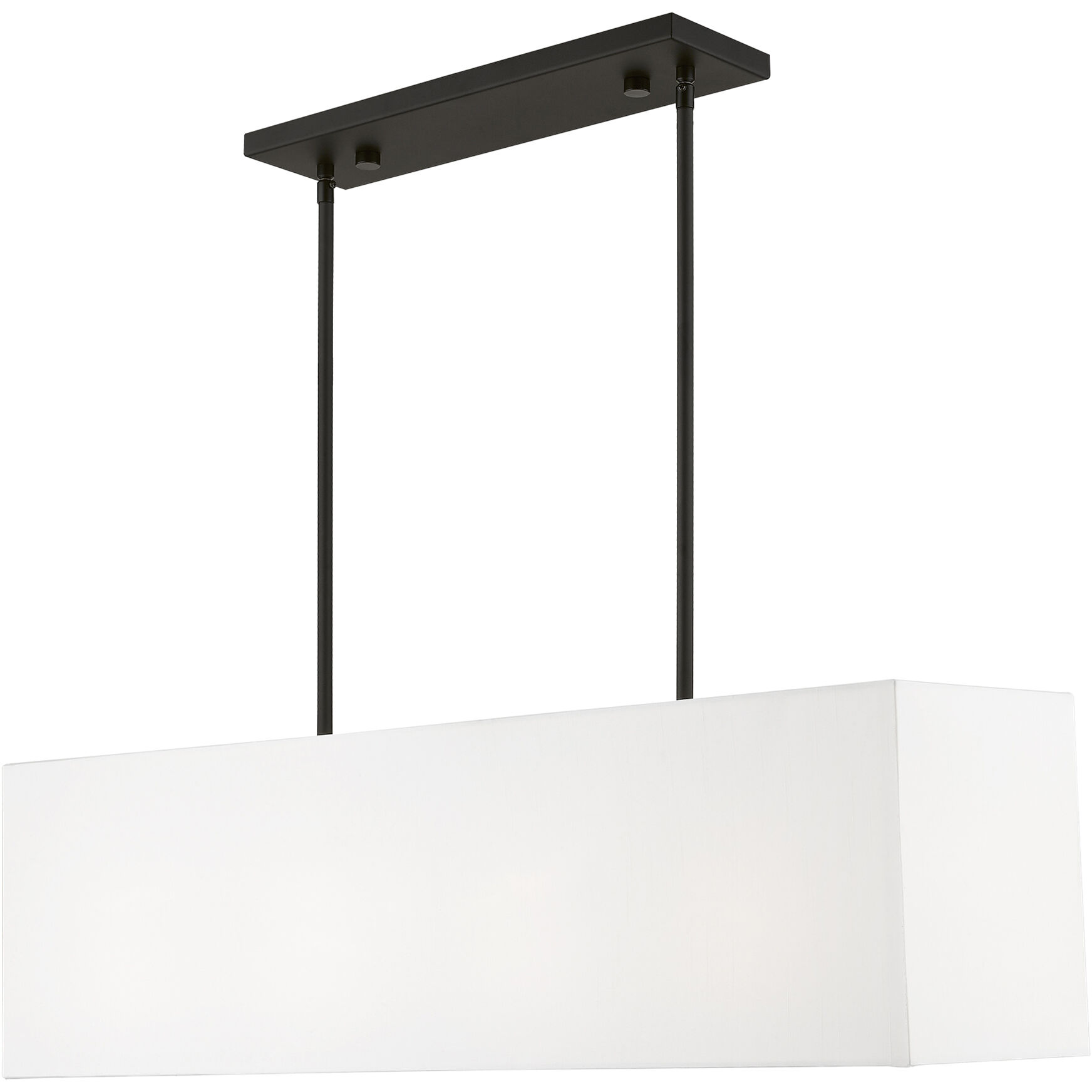 Summit Linear Chandelier Ceiling Light in Black