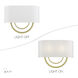 Stratton 2 Light 15 inch Soft Gold ADA Wall Sconce Wall Light