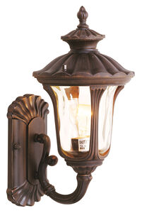 Oxford 1 Light 16 inch Imperial Bronze Outdoor Wall Lantern
