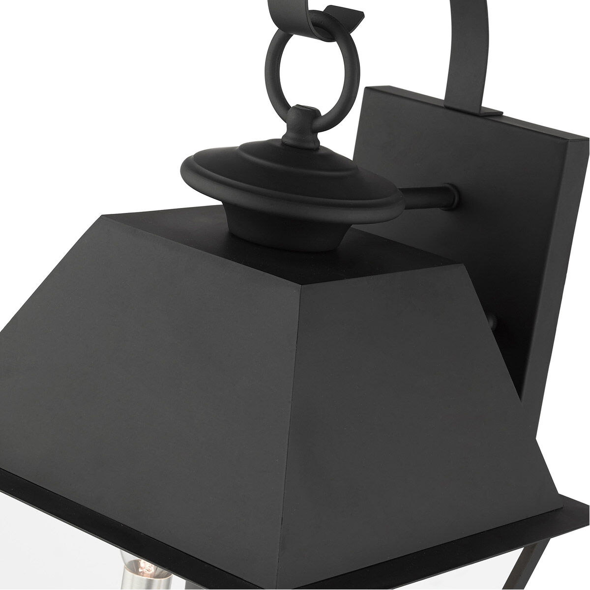 Mansfield 3 Light 22 inch Black Outdoor Wall Lantern