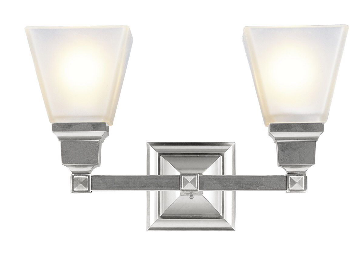 Mission 2 Light 15.00 inch Bathroom Vanity Light