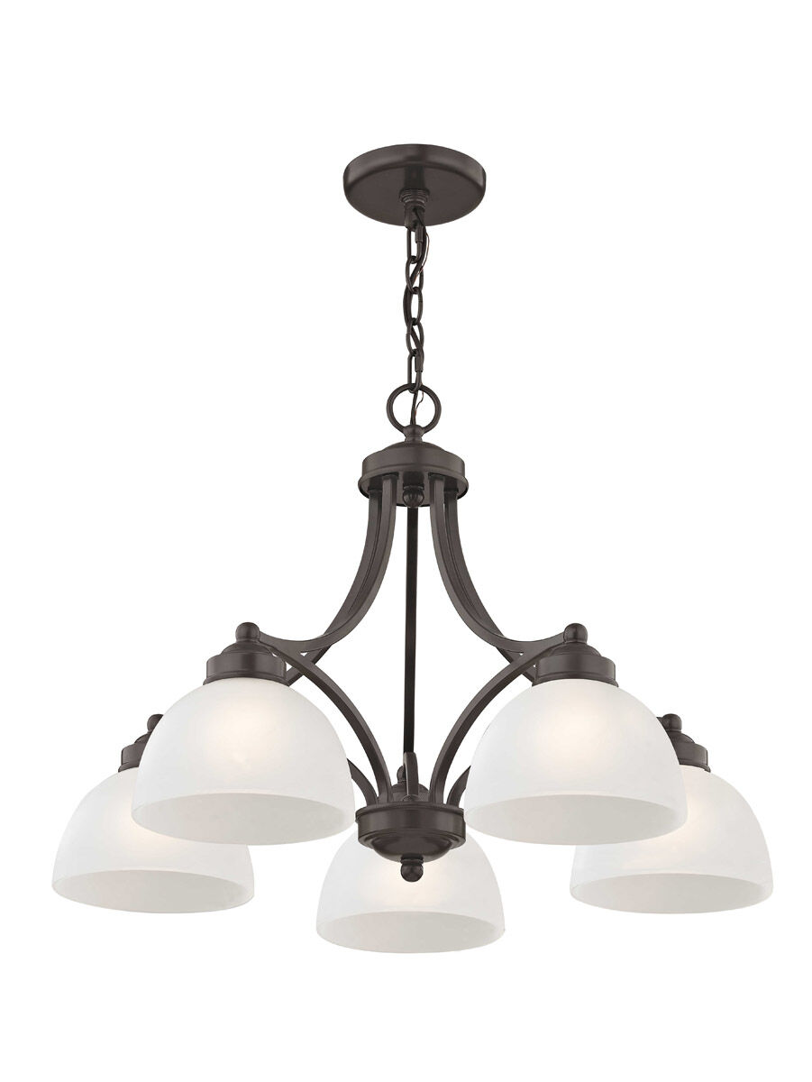 Somerset 5 Light 25 inch English Bronze Dinette Chandelier Ceiling Light