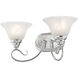 Coronado 2 Light 18.5 inch Polished Chrome Bath Vanity Wall Light