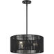 Acordia 3 Light 18 inch Black Pendant Chandelier Ceiling Light