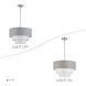 Brookmeade 3 Light 18 inch Brushed Nickel Pendant Chandelier Ceiling Light