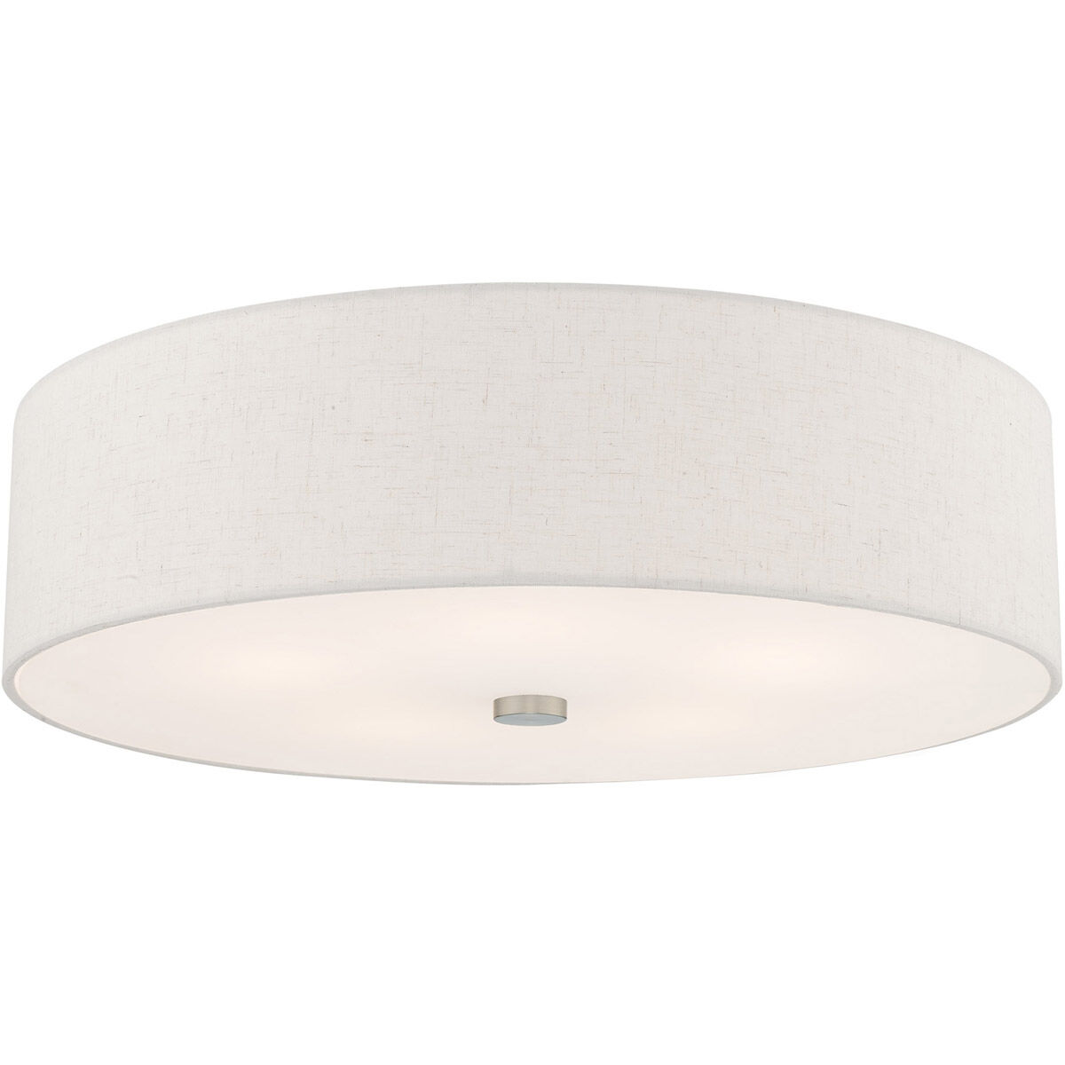 Meridian 5 Light 22 inch Brushed Nickel Semi-Flush Mount Ceiling Light