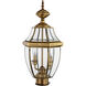 Monterey 2 Light 22 inch Antique Brass Outdoor Post Top Lantern 