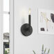 Copenhagen 1 Light 5.13 inch Black ADA Wall Sconce Wall Light, Single