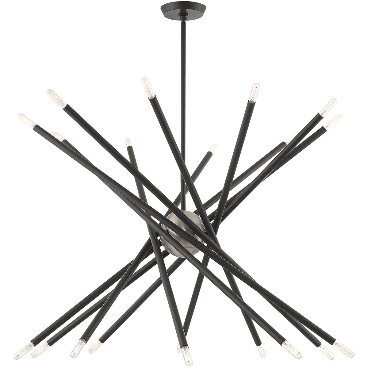 Soho 20 Light 37.5 inch Scandinavian Gray Chandelier Ceiling Light