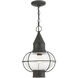 Newburyport 1 Light 11 inch Charcoal Outdoor Pendant Lantern