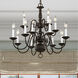 Williamsburgh 12 Light 26 inch Bronze Chandelier Ceiling Light