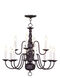 Williamsburgh 12 Light 26 inch Bronze Chandelier Ceiling Light