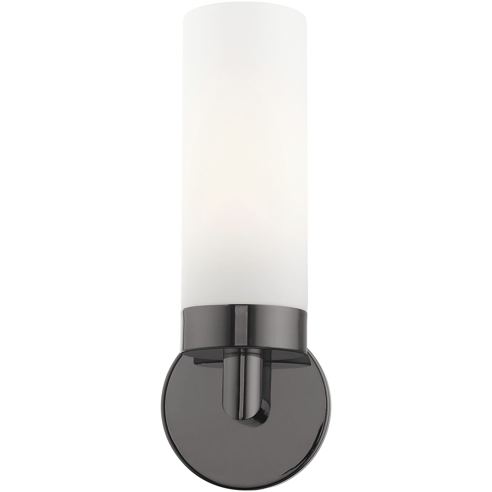 Aero 1 Light 4 inch Black Chrome ADA ADA Single Sconce Wall Light