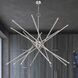 Soho 16 Light 50 inch Brushed Nickel Foyer Chandelier Ceiling Light