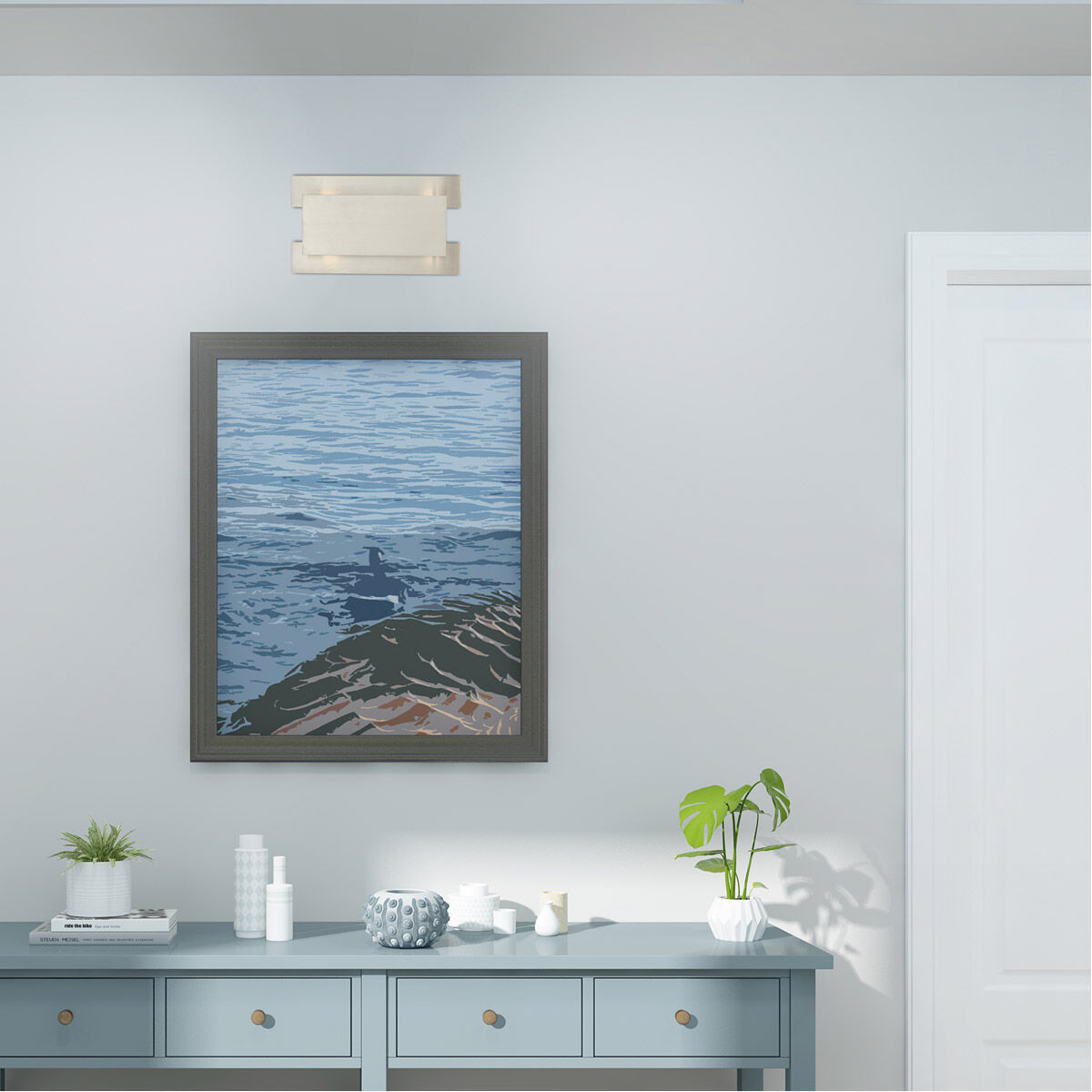 Varick 2 Light 8 inch Brushed Nickel ADA ADA Wall Sconce Wall Light