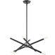 Soho 8 Light 20 inch Scandinavian Gray Chandelier Ceiling Light 