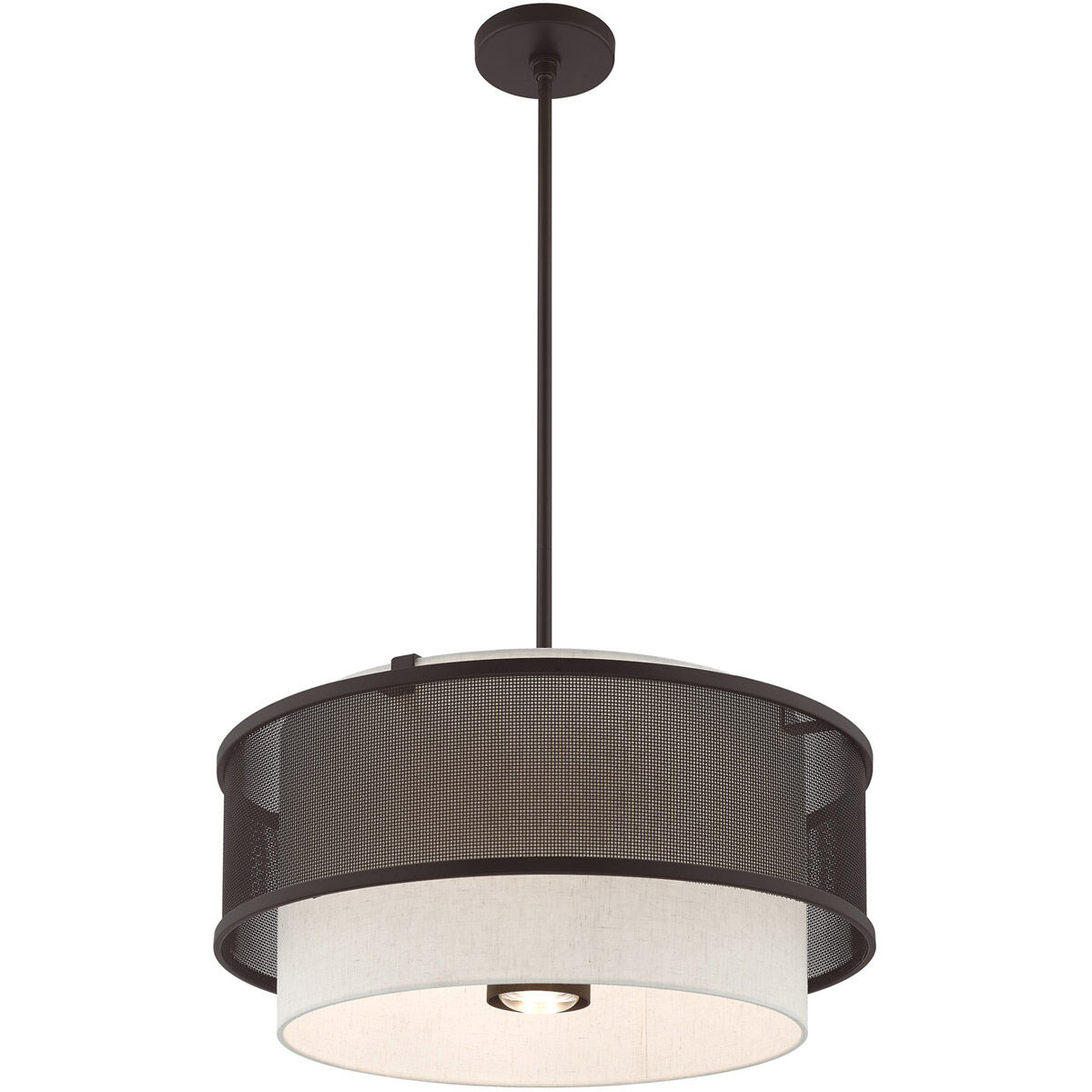 Braddock 4 Light 20 inch Bronze Pendant Chandelier Ceiling Light