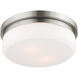 Stratus 2 Light 13 inch Brushed Nickel Ceiling Mount or Wall Mount Wall Light
