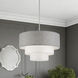 Brookmeade 4 Light 23 inch Brushed Nickel Pendant Chandelier Ceiling Light