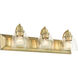 Birmingham 3 Light 24 inch Antique Brass Vanity Sconce Wall Light
