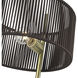 Acordia 17 inch 40 watt Antique Brass Swing Arm Wall Lamp Wall Light