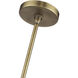 Whitfield 1 Light 6.5 inch Natural Brass Pendant Ceiling Light