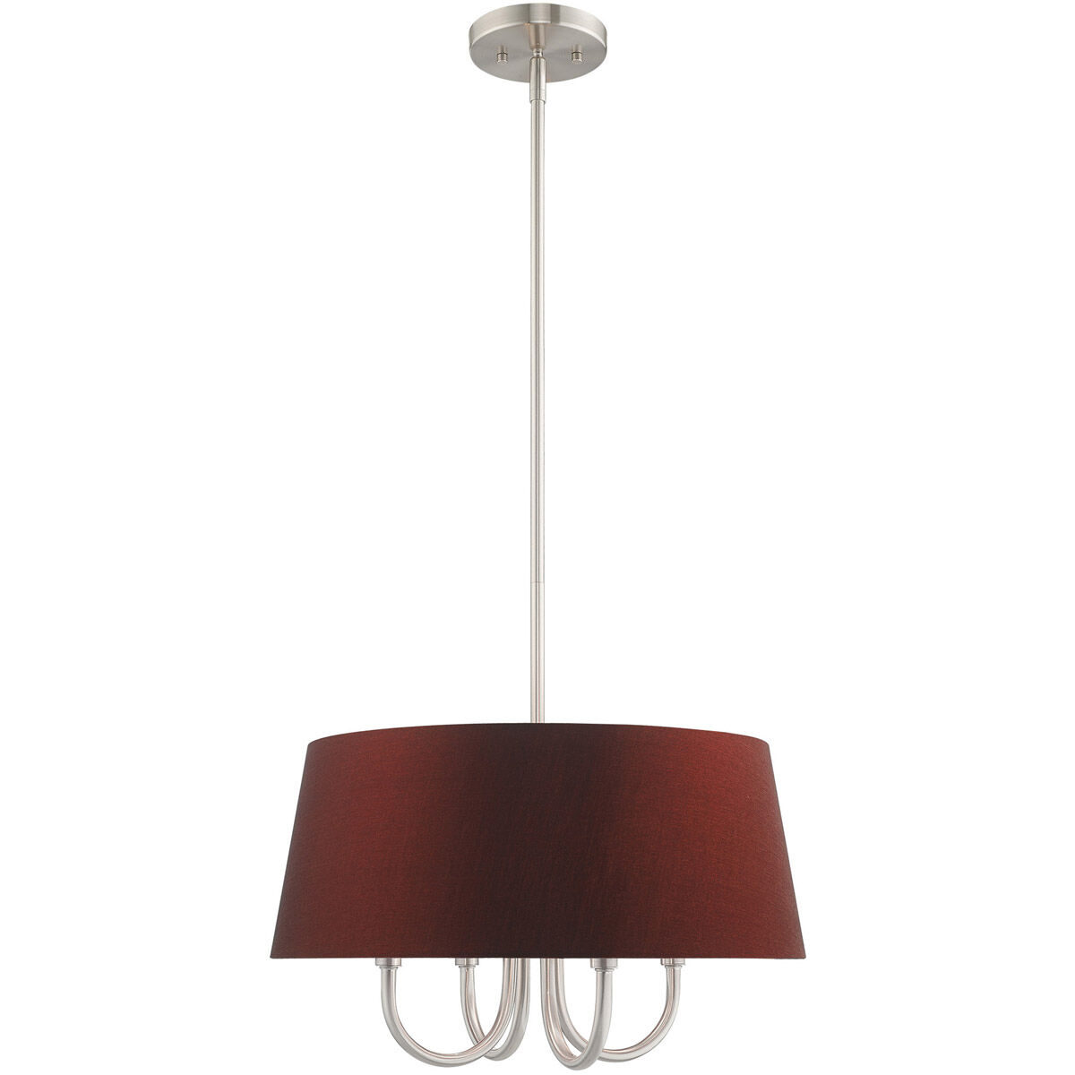 Belclaire 4 Light 18 inch Brushed Nickel Pendant Chandelier Ceiling Light