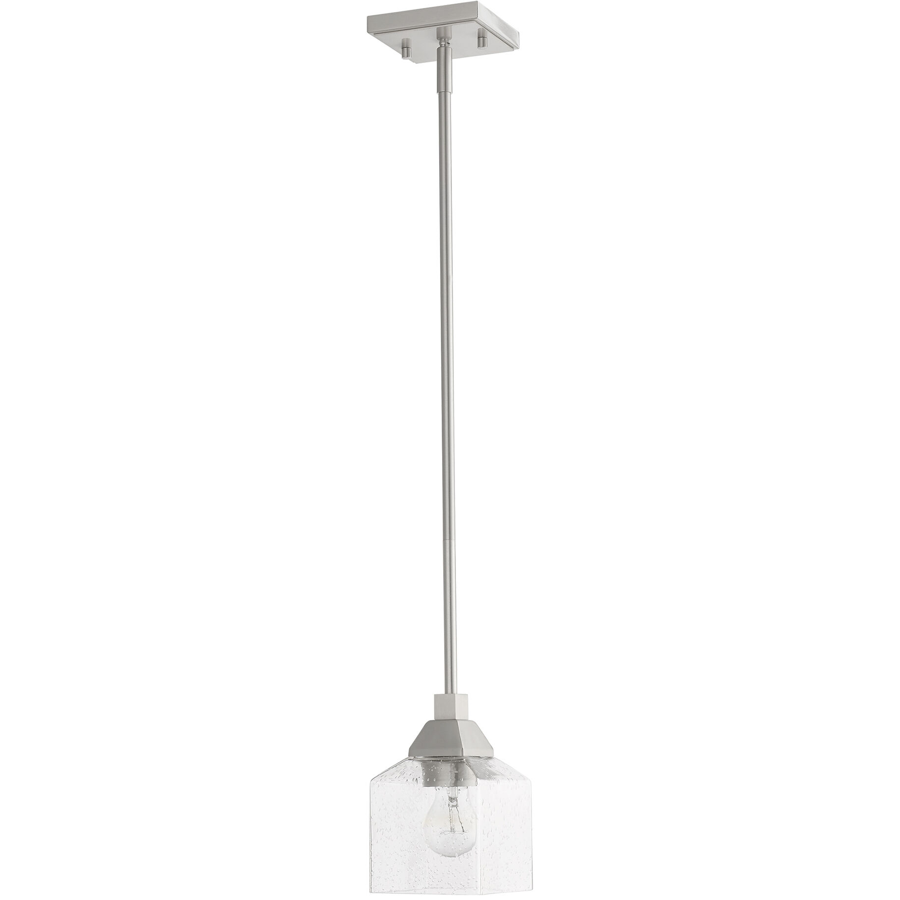 Aragon 1 Light 5 inch Brushed Nickel Mini Pendant Ceiling Light