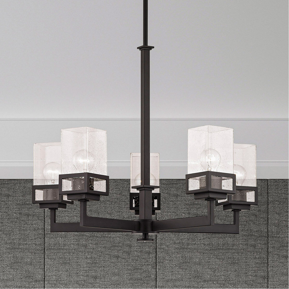 Harding 5 Light 25 inch Bronze Chandelier Ceiling Light