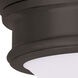 Astor 3 Light 15.5 inch Bronze Flush Mount Ceiling Light