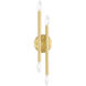 Soho 4 Light 5 inch Satin Brass ADA Sconce Wall Light