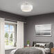 Manorwood 3 Light 18 inch Brushed Nickel Semi-Flush Ceiling Light