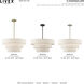 Chandler 4 Light 23 inch Antique Brass Pendant Chandelier Ceiling Light