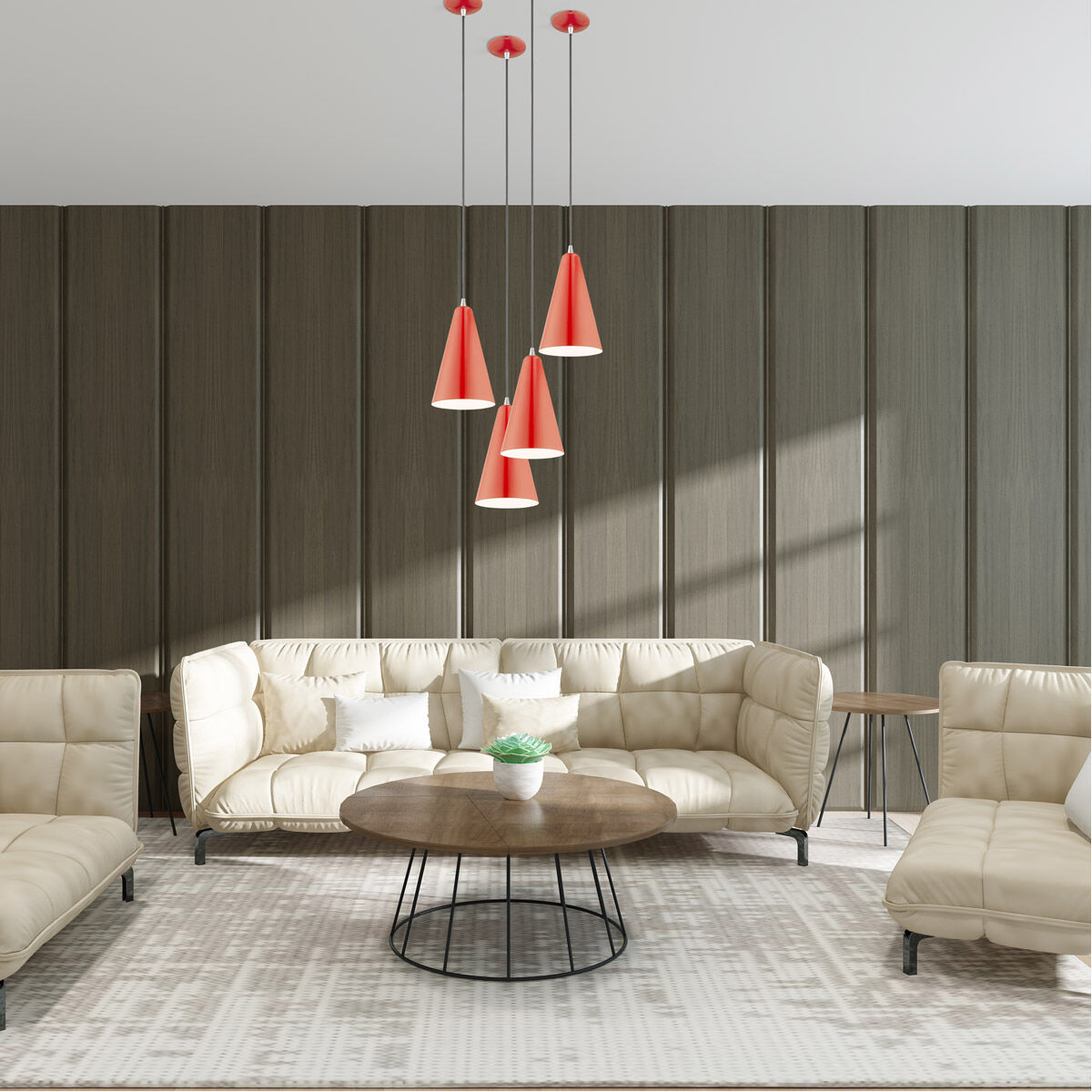 Allison 1 Light 7 inch Shiny Red Mini Pendant Ceiling Light