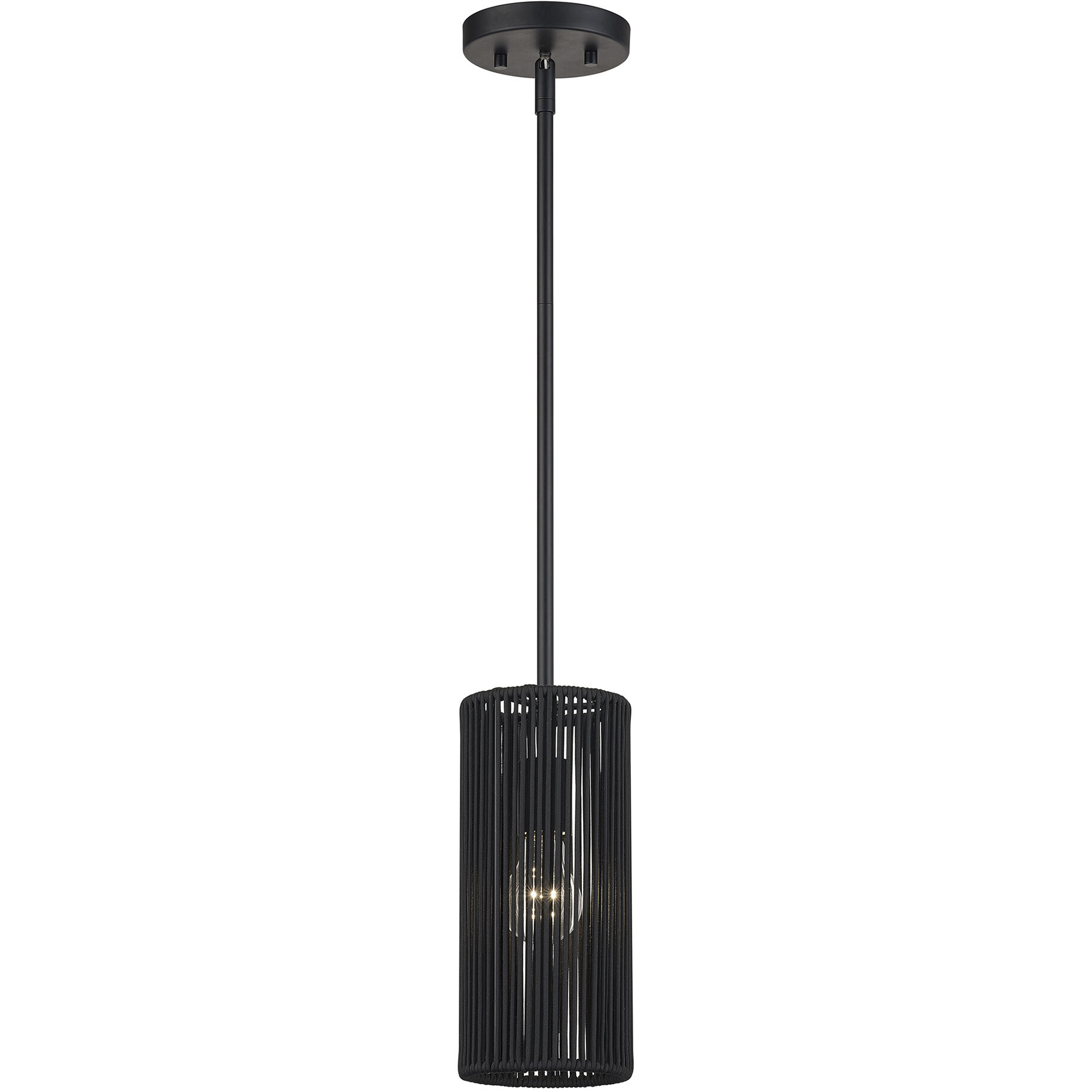 Acordia 1 Light 5.13 inch Black Mini Pendant Ceiling Light