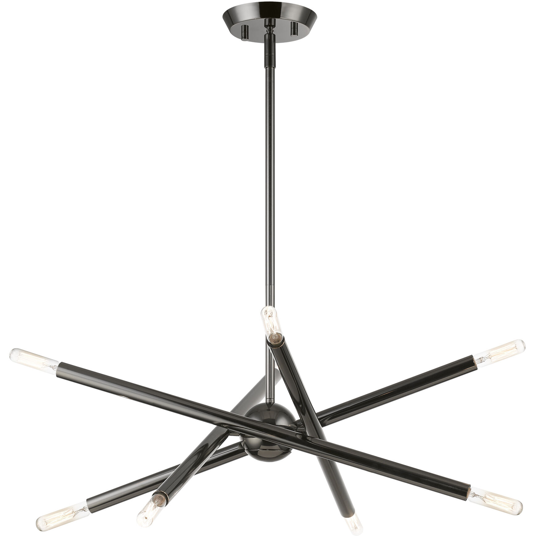 Soho 8 Light 19.5 inch Black Chrome Chandelier Ceiling Light