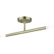 Copenhagen 2 Light 5.13 inch Antique Brass Semi-Flush Ceiling Light