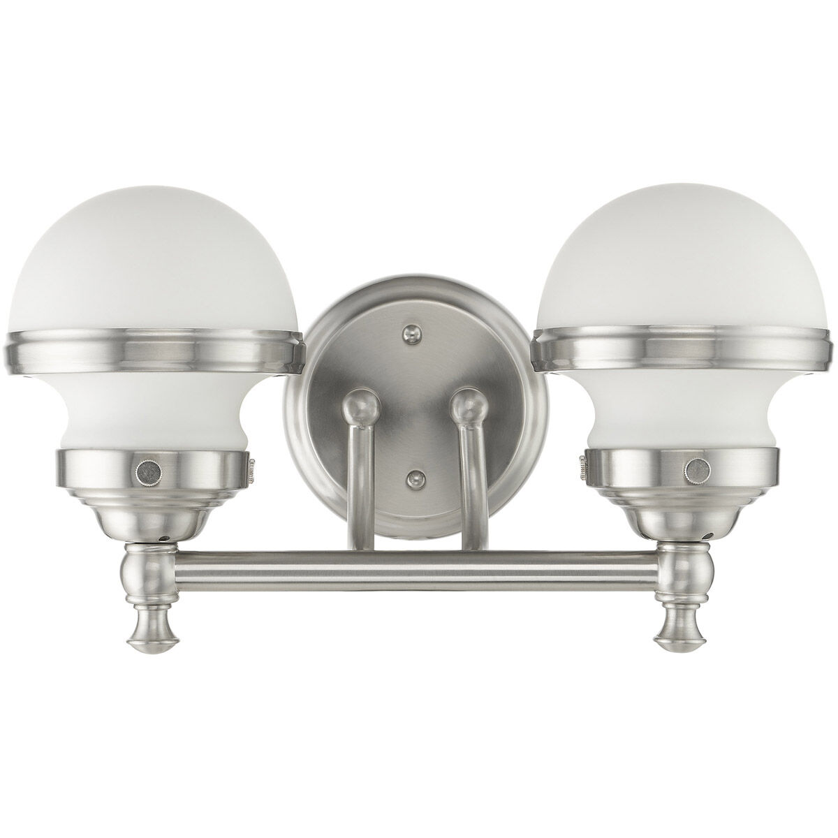 Oldwick 2 Light 15 inch Brushed Nickel Bath Vanity Wall Light