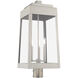 Oslo 3 Light 25 inch Brushed Nickel Outdoor Post Top Lantern