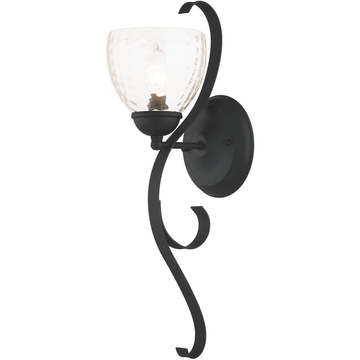 Brookside 1 Light 6 inch Black Wall Sconce Wall Light